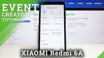 How to Add Event to Calendar in XIAOMI REDMI 6A – Personalize Event