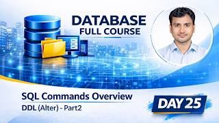 SQL DDL Commands Full Explanation with Examples | Beginner to Pro | Part2