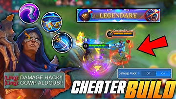 ALDOUS NEW DAMAGE HACK 2022! TRY THIS OP HYBRID BUILD THIS SEASON! ALDOUS BEST BUILD 2022 - MLBB