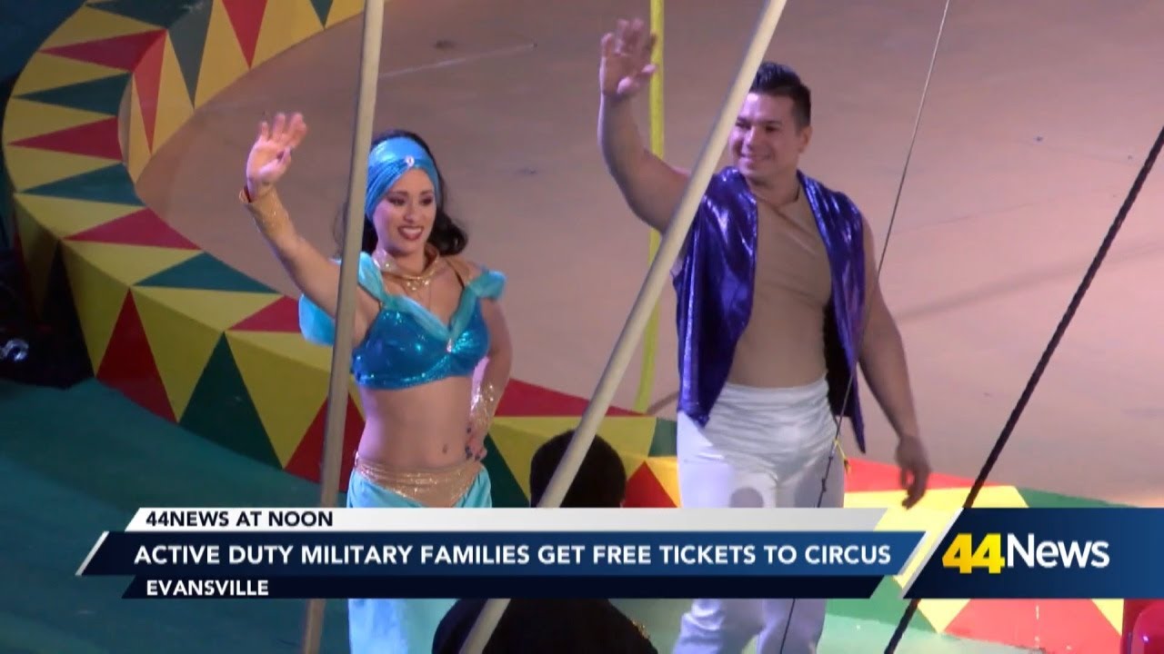 Hadi shriners offers free circus tickets for military families youtube