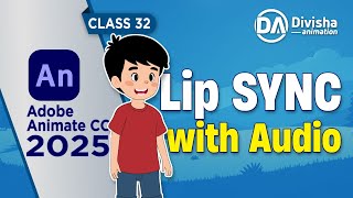 Adobe Animate CC 2025 | Manual Lip Sync with Audio | 2D Character Animation Tutorial