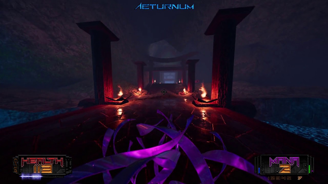 Amid Evil Lost Falls Level RTX ON