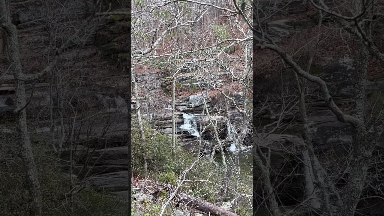 Cheaha Falls on the Chinnabee Silent Trail.   