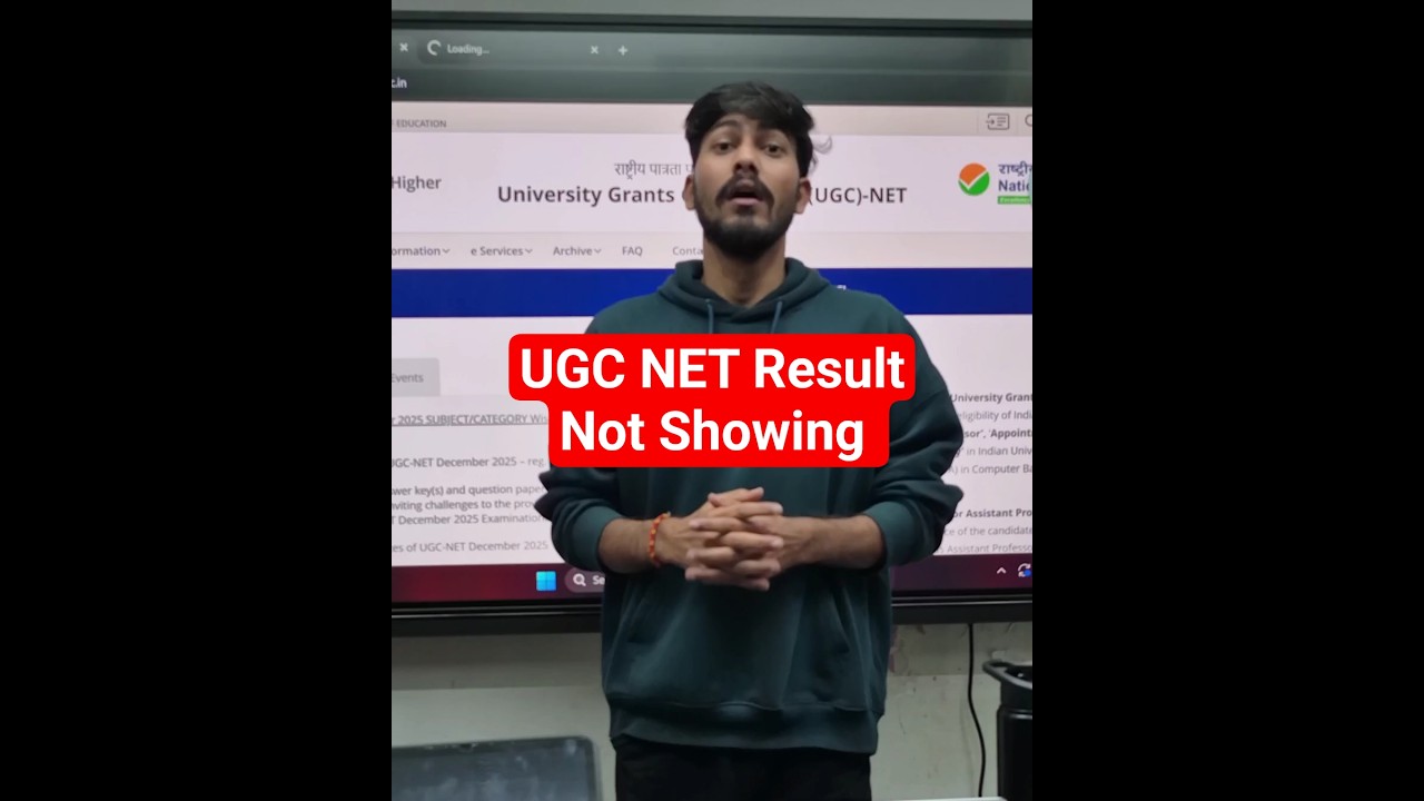 UGC NET Result is not Showing | How to check Result 