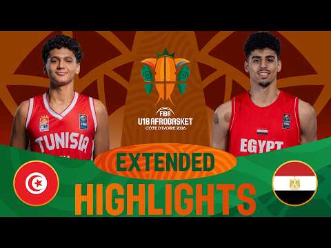 Tunisia 🇹🇳 v Egypt 🇪🇬 | Extended Highlights | FIBA U18 AfroBasket 2026