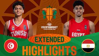 Tunisia 🇹🇳 v Egypt 🇪🇬 | Extended Highlights | FIBA U18 AfroBasket 2026