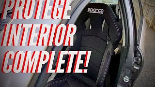 MazdaSpeed Protege interior and seat install