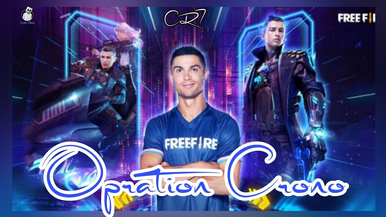 Ronaldo playing Free Fire | Operation Chrono | Zayer khan.