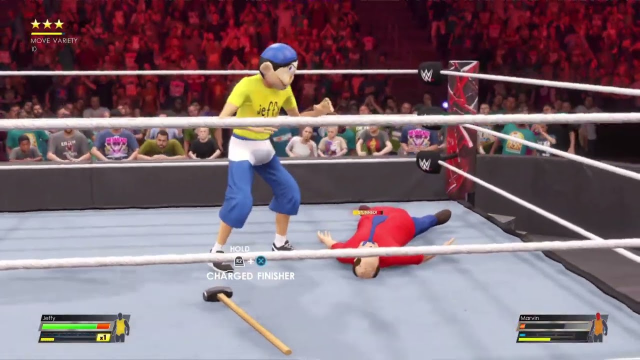 Jeffy vs Marvin(WWE)