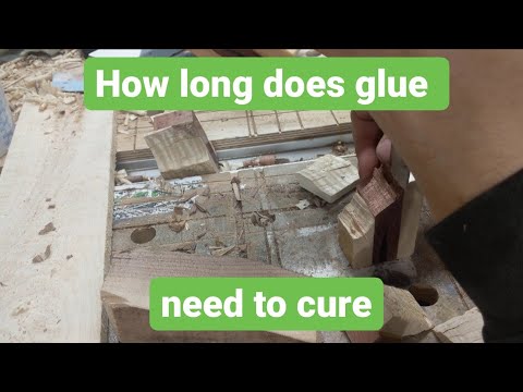 वीडियो: लकड़ी का गोंद कब तक सेट करना है?