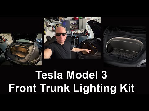 Tesla Model 3 Highland 2024+ Front Trunk Lighting Kit - video from Keenan Systems