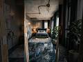 Insane Bedroom Renovation with Glossy Epoxy Floor 😍 #epoxyfloor #interiordesign