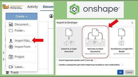 Importing files into Onshape