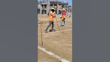 Technical bend stirrup rebar on concrete beam to install slab rebar