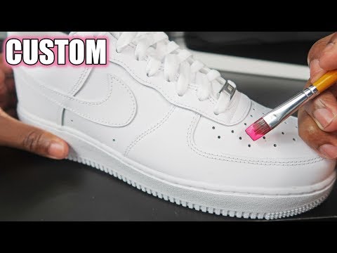 Airbrush Custom Airforce 1 Af1 Women's Custom Sneakers