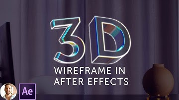3D WireFrame in After Effects - FAST! (tutorial)