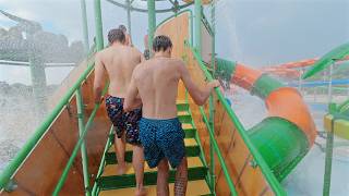 Dinosaur Water Slide at S Klub Aquapark 🇷🇸