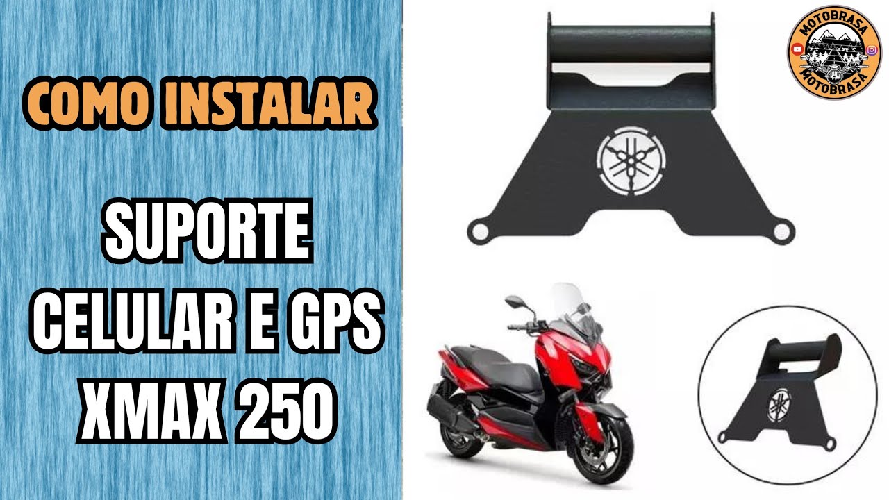 INSTALAÇÃO SUPORTE CELULAR /GPS - XMAX 250