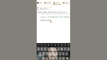Java program to check duplicate string elements in array
