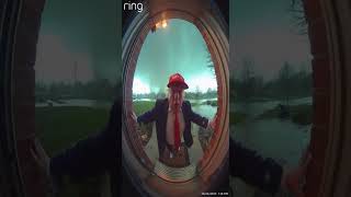 Ring Camera Catches Real Tornado #trump #tornado #funnyvideo #viralclips #trumpparody