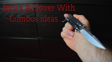 Balisong Tricks /INDEX ROLLOVER/ With COMBOS
