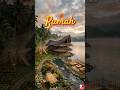 Rumah eco-natural berbentuk gelombang tanah dan bambu di tepi sungai #timelapse #rumahkayu