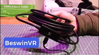BeswinVR Link Cable with Charge Port | Quest 2/Pro, Pico 4 [REVIEW] FOR PC VR GAMING! screenshot 4