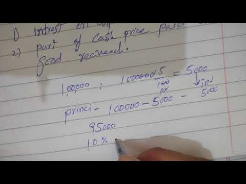 Hire purchase system .Advance Accounting journal entry calculation of ...