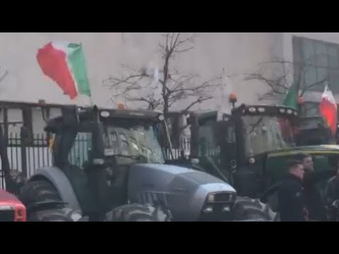 PROTESTA AGRICOLTORI TRATTORI