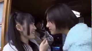 AKB48 Miyazawa Sae \u0026 Watanabe Mayou  Couple Kissing scene rehersal japan