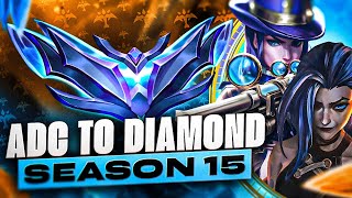 S15 ADC Unranked to Diamond #1 - Jinx Caitlyn Twitch ADC Gameplay Guide | League of Legends
