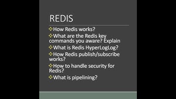 TCS Redis Interview Questions #redis #kafka #kinesis
