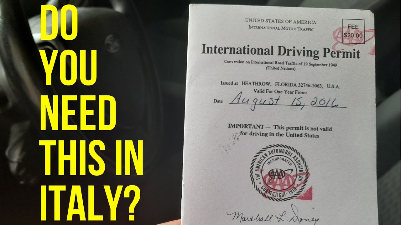 Do You Need An International Driver’s Permit? Don’t Go to