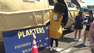 Mr. Peanut and the Planters Nutmobile make appearance at Wilkes-Barre shopping center