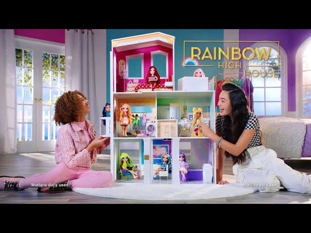 New Rainbow High House Unboxing : 6 Rooms, Jacuzzi, Accessories Rainbow High  Dolls! 