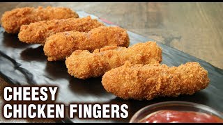 Learn how to make delicious & crispy appetizer 'cheesy chicken
fingers' with our chef tarika singh. cheesy fingers is a wonderful
party starter recip...