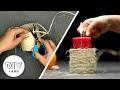 CANDLE HOLDER | Twine Craft | Fast-n-Easy | DIY Labs