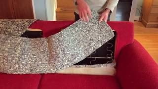 Back Cushion Replacement - Couch Cushions and Chair Cushions with  Upholstery Foam 