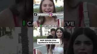 BOP HOUSE Girls Spotted in Hollywood #shorts