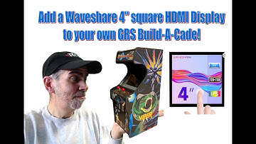 4" Waveshare HDMI IPS screen mod for your GRS 1/6th Scale Build-A-Cade