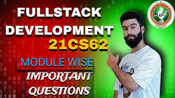 Fullstack Development Vtu 6th Sem Important Questions