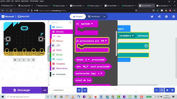 UD2 Programación Microbit Botones A y B TIC 2 Bachillerato IES Monterroso
