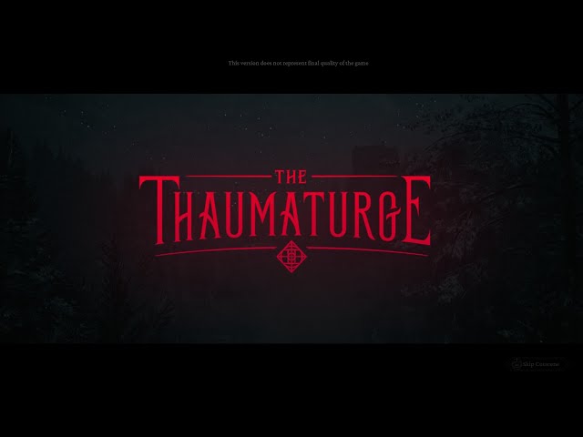 The Thaumaturge - Gameplay PC - Demo - 1440p