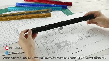 VISEMAN Architect Scale Ruler for Engineer and Student
