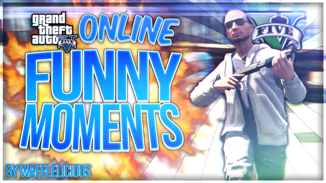 GTA Online - Funny Moments! (Train Fun, Glitchy Roller Coaster and More!) Wafflelicious