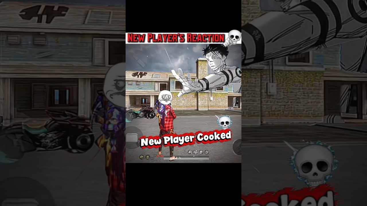 New Player's Reaction On Old Free Fire 👉😳 Wait For Peak 💪🗿#funny#freefire#shorts