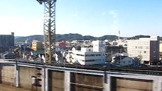 【車窓】山陽新幹線0系　岡山発車から旧発着駅チャイムまで　2008年11月13日