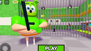 Gummy Bear Barry's Prison Run! #roblox #barrysprisonrun