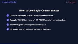 Composite vs Single-Column Indexes: When to Use Each