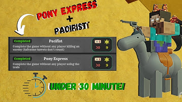 Easiest and Fastest Way To Complete Pony Express and Pacifist Challenge In Dead Rails | Roblox